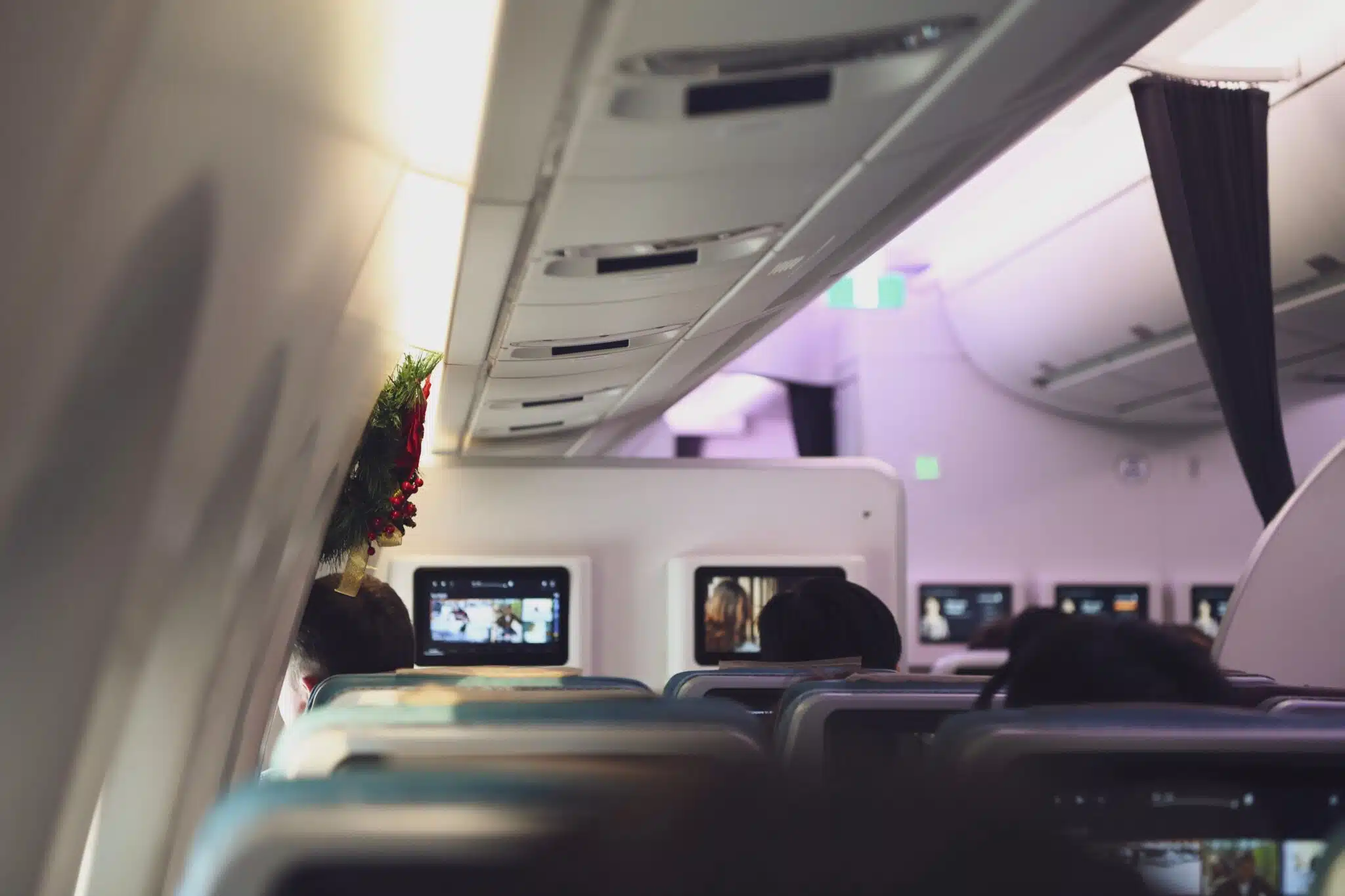 people seated inside an airplane