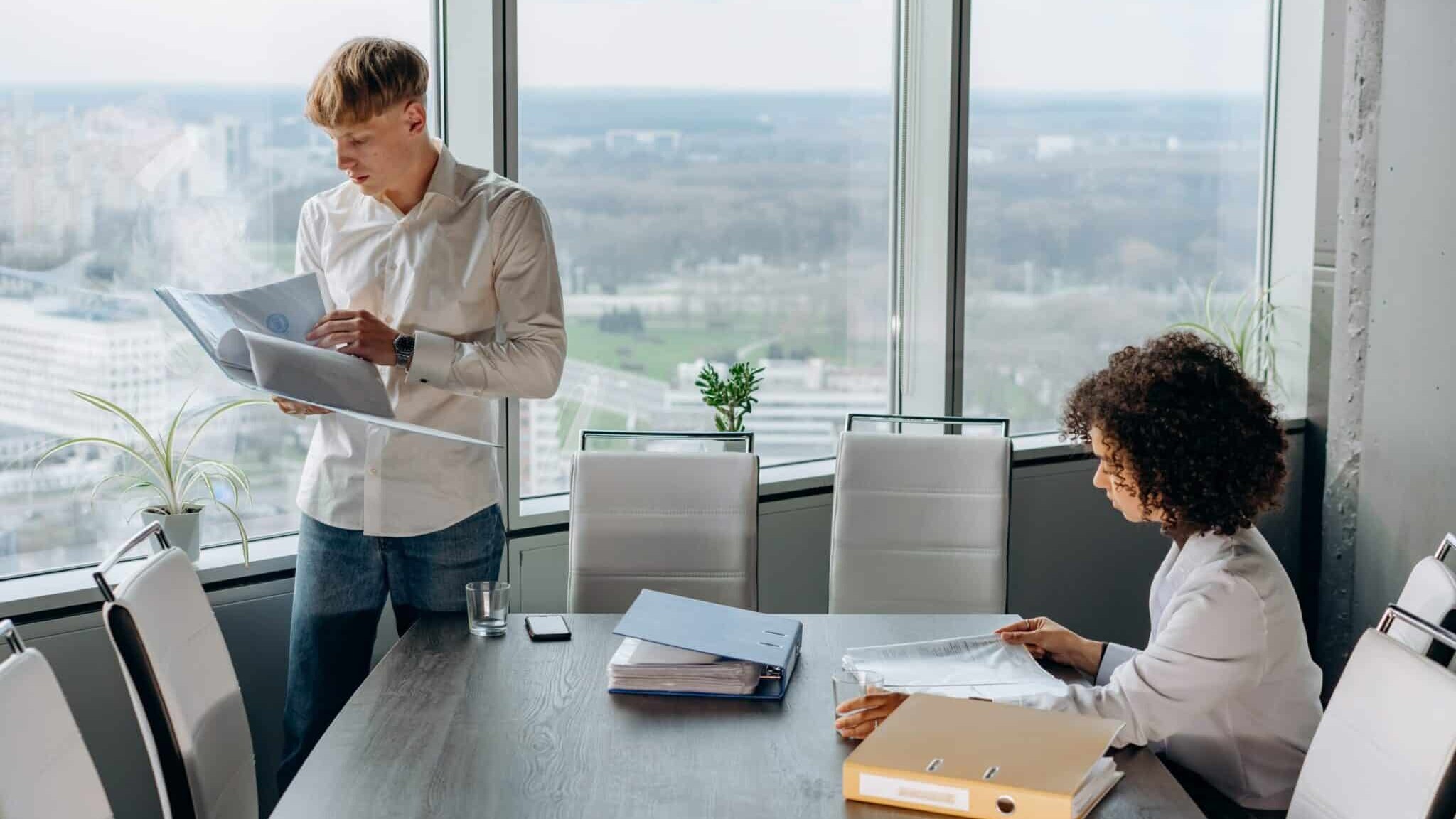 office workers