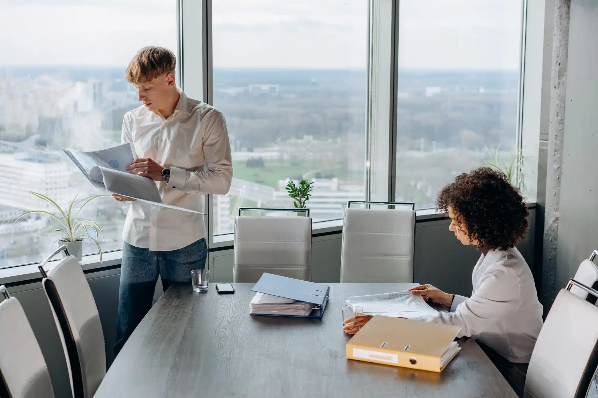 office workers