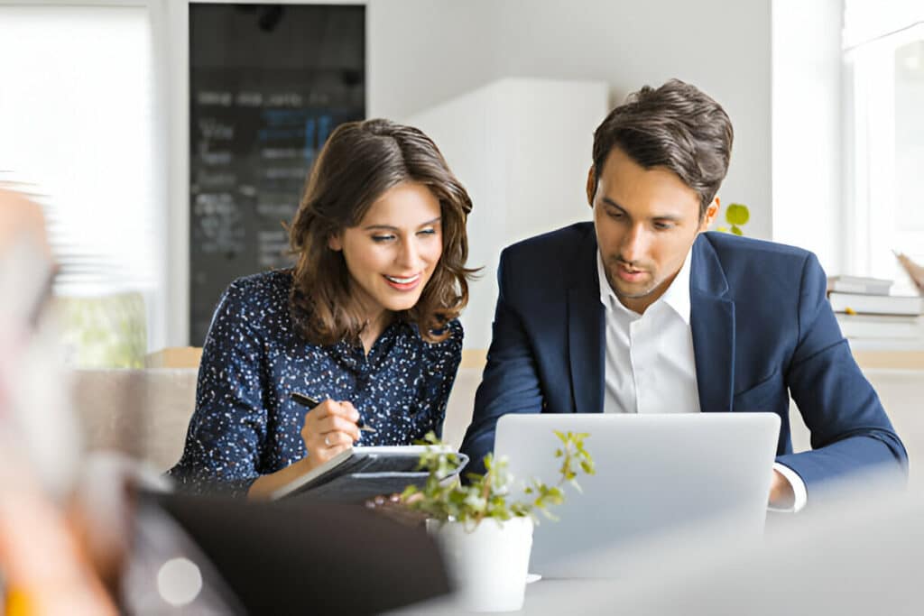 insurance talk with client